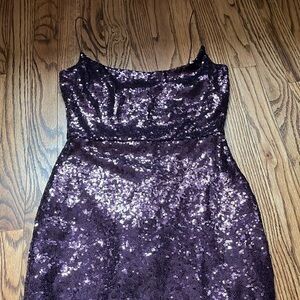 Windsor Purple Mini Dress